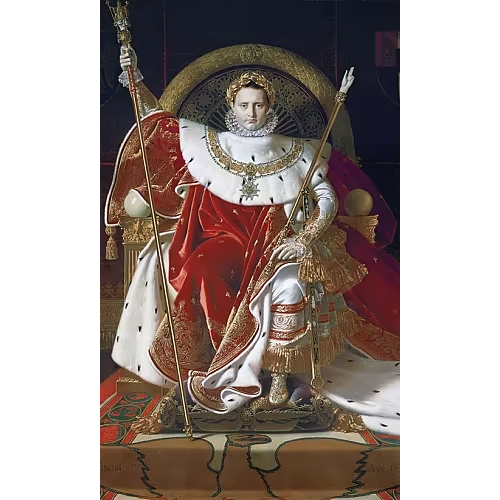 Napoleon I on the throne